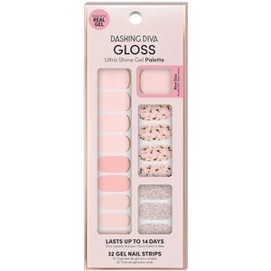 Dashing Diva Gloss Gel Nail Strips l Feeling Flush